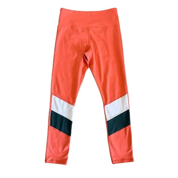 ZYIA Active Tangerine Angle Block Light N Tight Hi-Rise 7/8 Leggings - Picture 1 of 5